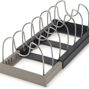 Extendable Adjustable Baking Tray Rack Kitchen Utensil Cookware Drawer Storage Pot Lid Organizer Rectangular Standing Type - Product Image 2