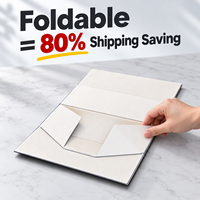 Boîte à lunettes pliable en papier de forme triangulaire personnalisée, écologique, emballage pliable pour lunettes, boîte de rangement, boîte cadeau