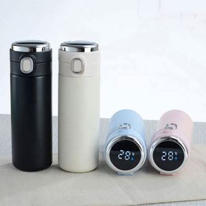 Bouteille isotherme personnalisée en gros de 400 ml, tasse thermos en acier inoxydable isolée, flacon sous vide pour thé et café avec filtre - Product Image 1