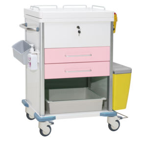 Mobiele Medische Aanvullingswagen - Afsluitbare Laden & Gecategoriseerde Opslag voor Ziekenhuisafdelingen - Product Image 5