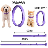 3 Paket 4 Paket Kalung Penenang Anjing Kalung Penenang yang Dapat Disesuaikan untuk Kucing dengan Feromon Alami