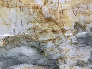 Dalle de quartzite naturel Lotus Moonlight, pierre exotique rétroéclairée pour mur d'accentuation luxueux et décoration intérieure - Product Image 5