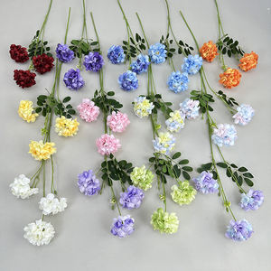 ดอกไม้ประดิษฐ์ทำจากผ้าไหมองุ่นช่อดอกกุหลาบพีชดอกไม้เทียมทำด้วยมือสำหรับงานแต่งงานในบ้านของตกแต่งโต๊ะวันคริสต์มาสและวันเรียนจบ - Product Image 6