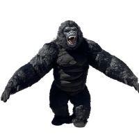 Quantité minimale de commande 1 pièces populaire adulte personnage de dessin animé exploser gonflable gorille mascotte Costume Polyester pour la fête de noël