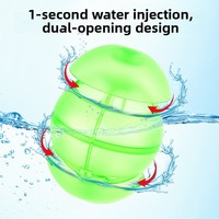 Ballons d'eau réutilisables pour enfants, best-sellers, à double ouverture, absorption automatique de l'eau, pour batailles aquatiques en extérieur et bain