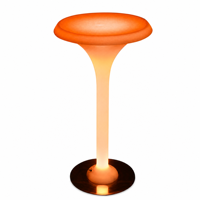 Table de bar LED rechargeable et étanche, table haute lumineuse en plastique PE pour restaurant, bar, salon, hôtel, OEM, sur mesure, vente en gros