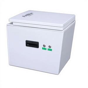 Toilette de compostage moderne inodore, séparation sec-humide, biodégradable, avec trémie relevable, pour usage scolaire et en parc, portable et écologique - Product Image 2