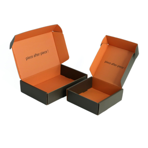 Caja de correo mate personalizada, embalaje de papel corrugado de colores para el cabello y productos cosméticos, caja de regalo de envío elegante - Product Image 4
