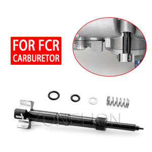 Tornillo de mezcla de combustible y aire para motocicleta, <span class=keywords><strong>carburador</strong></span> <span class=keywords><strong>FCR</strong></span> y <span class=keywords><strong>FCR</strong></span>-MX para <span class=keywords><strong>Keihin</strong></span> Honda CRF450X CRF250X CRF150R, Motor de 4 tiempos CNC Universal - Product Image 6