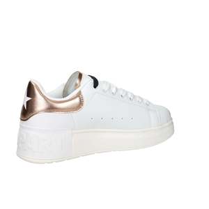 Sneakers da Donna Shop Art Bianche con Stampa Leopardata e Stelle, Stile Platform - Product Image 5