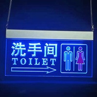 Panneaux de signalisation suspendus pour ascenseurs 2026, panneaux de toilettes lumineux à LED, panneaux de signalisation directionnelle pour centres commerciaux