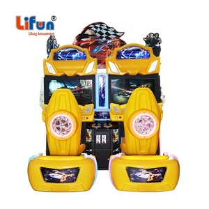 <span class=keywords><strong>Macchina</strong></span> da <span class=keywords><strong>gioco</strong></span> Arcade per 2 giocatori a gettoni secondo <span class=keywords><strong>simulatore</strong></span> di corse automobilistiche gemelle disponibile per la vendita - Product Image 2