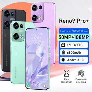 ปลดล็อคด้วยใบหน้า Reno9 Pro โทรศัพท์มือถือหน้าจอเต็มขนาด 7.3 นิ้ว ระบบ <span class=keywords><strong>Android</strong></span> <span class=keywords><strong>13</strong></span> สมาร์ทโฟนเล่นเกม แบตเตอรี่ 6800mah หน่วยความจำ 16gb + 1tb - Product Image 2