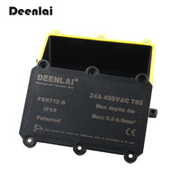 Caja de Conexiones FSH713B, Caja de Plástico para Instrumentos, Caja de Empalmes Eléctricos con Junta de Sellado