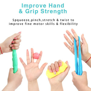 Finger Grip Strength Exercise and Rehabilitation Therapy Putty Decompression <b>Toy</b> Silicone Bouncing <b>Slime</b> - Product Image 4