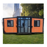 Nouvelle Arrivée - Maison de Camping Préfabriquée de Luxe Extensible de 40 pieds en Conteneur, Fabriquée en Panneaux Sandwich d'Acier pour Hôtels