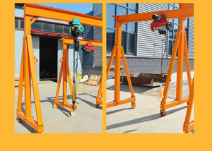 מנוף גשר נייד 1 טון, מסילה קטנה בהתאמה אישית, מנוף גשר חשמלי אוניברסלי 2 טון להרמה במפעלים ובסדנאות - Product Image 4