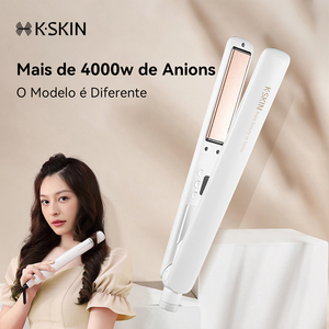 Lisseur de cheveux électrique KSKIN à 20 millions d'ions négatifs en céramique, fer à lisser 2-en-1, plaques flottantes 3D, 9 réglages de température, écran LCD - Product Image 2