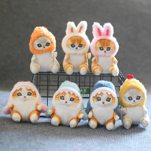 Boneco de Pelúcia Fofo de Gato Tubarão e Gato Camarão Frito, Pingente Decorativo para Quarto, Carro e Bolsa, Presente de Feriado - Product Image 4