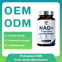 Capsules NAD+ : Booster d'énergie cellulaire, vieillissement sain, bien-être cellulaire quotidien