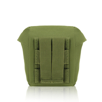 Pochette tactique en nylon pour grenade, compatible MOLLE, pochette simple pour entraînement de chasse/tir, vert olive