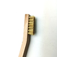 Brosse à poils de porc 100% pure antistatique pour le nettoyage des circuits imprimés, manche en hêtre, qualité industrielle pour l'électronique