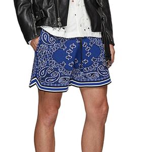 Pantalones Cortos Deportivos de Punto de Nuevo Diseño, Transpirables, de Secado Rápido, para Hombre, de Poliéster - Product Image 1