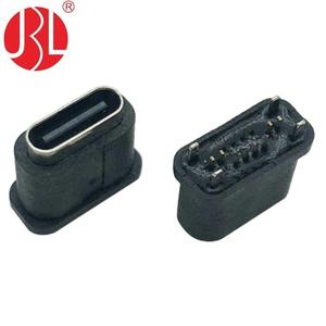 Conector hembra de 16 pines USB tipo C resistente al agua <span class=keywords><strong>IPX7</strong></span>, tipo DIP Vertical para Pcb - Product Image 4