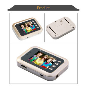 2.4 "lổ nhìn trộm Viewer chuông cửa máy ảnh với màn hình màu Monitor HD IR Night Vision Home Door máy ảnh chuông video chuông cửa - Product Image 5