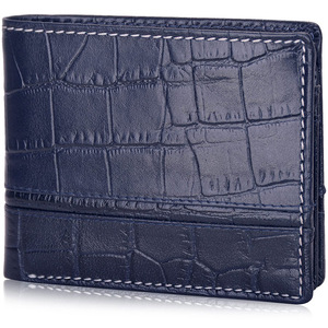 Men's <b>Genuine</b> <b>Leather</b> <b>Wallet</b> Short Style Top Layer Cowhide Lychee Pattern Anti-Fraud Waterproof Multi-Card Slot Everyday Use - Product Image 5