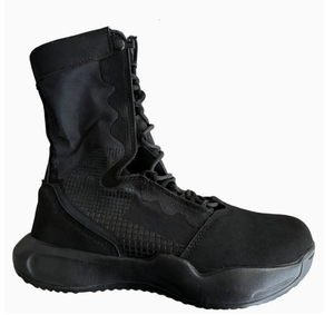 Botas de combate TSB23 BAT Coffee Brown Classic, superligeras, de cuero vacuno tipo gamuza, transpirables, para verano, con cremallera lateral, de movimiento rápido. - Product Image 5