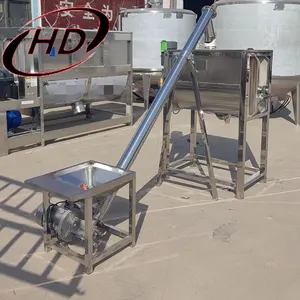 Horizontal industrial food chemical blending machine dough slot ribbon powder mixer mixing machine
