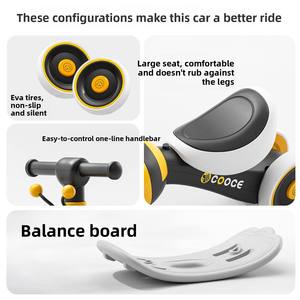 Bicicleta de Equilibrio para Niños 2 en 1 con Diseño de <span class=keywords><strong>Abeja</strong></span>, Scooter Antivuelco de Cuatro Ruedas para Niños Pequeños, Apto para Edades de 4 a 6 Años - Product Image 6