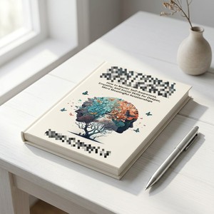 Diario de Trabajo de Sombra con Diseño Original ZS-PC0045 para Principiantes, 124 Páginas, Cuaderno de Ejercicios Guiado para Curación, para Minoristas en Línea - Product Image 4