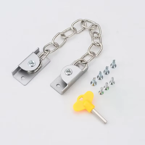 Adjustable Stainless Steel Door Security Chain <b>Lock</b> Modern Screw-Mounted Slide Bolt for Hotel & Home Safety - Product Image 3
