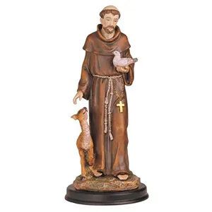 Venta al por mayor de alta calidad de religiosas católicas de resina estatua de san antonio estatua en venta