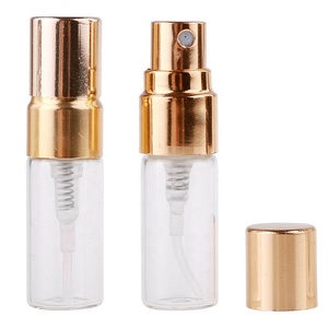 2 ml mini dimensione del campione di vetro bottiglia di profumo con <span class=keywords><strong>spray</strong></span> nero top 2 ml spruzzatore di profumo flaconcino atomizzatore - Product Image 2