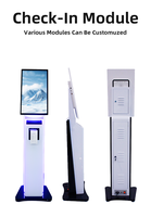 Kiosque libre-service de 23.8 pouces Intel Core i5 8GB 128GB écran tactile tout en un kiosque de commande imprimante POS Machine pour le paiement