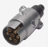 Connecteur de remorque 7 broches 12V à connexion baïonnette 5-15A avec terminaison à vis pour camping-car et caravane