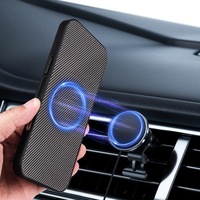Étui de téléphone en cuir à adsorption magnétique en fibre de carbone TPU pour Huawei Pura 90 Pro Max 80 Ultra, coque antichoc