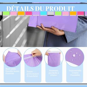 Oferta Especial: Bolsas de Poliéster Blancas para Envíos, Impresión de Logotipo Personalizado, Autosellables, a Prueba de Explosiones, Impermeables, para Logística - Product Image 2