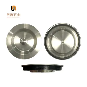 3.5 Inch Stainless Steel Wash Basin <strong>Sink</strong> Stopper Kitchen <strong>Sink</strong> Drain <strong>Plug</strong> with Rubber Blanket - Product Image 4