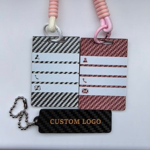 Etiqueta <span class=keywords><strong>de</strong></span> Equipaje <span class=keywords><strong>de</strong></span> Fibra <span class=keywords><strong>de</strong></span> Carbono con Logotipo Personalizado, Multicolor, para Tarjeta <span class=keywords><strong>de</strong></span> Embarque, Etiqueta <span class=keywords><strong>de</strong></span> Maleta <span class=keywords><strong>de</strong></span> Colores - Product Image 5