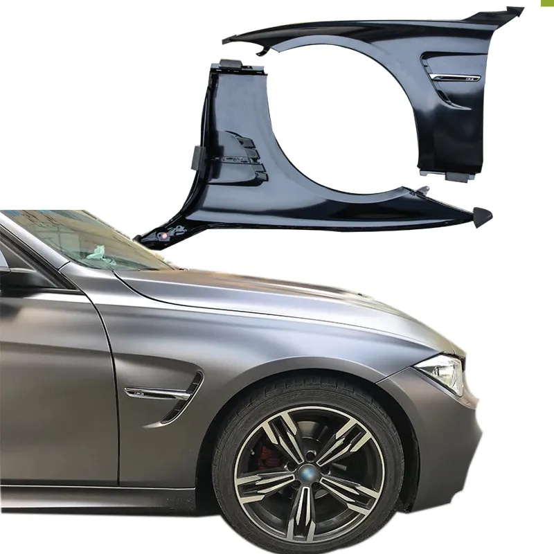 3Series F30 Front Fenders For F35 F32 F36 Front Flares M3 Style Iron Fender Ducts 2013+Year Auto Body Parts