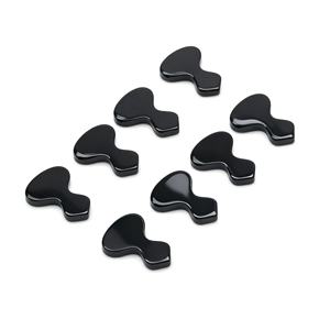 Ónice Negro Natural, Forma Personalizada, Forma Hulu de Color Suelto, 13.5x9.8mm, para Colgante, Collar, Pulsera, Piedra Semipreciosa Suelta - Product Image 6