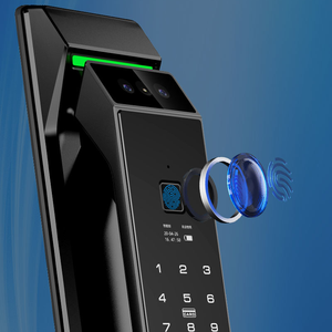 3D顔認識全自動リアルタイムビデオインターホンスマートアルミ合金ドアロックWi-FiクラウドストレージTuyaスマートロック - Product Image 5