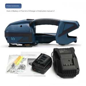 Herramientas Eléctricas para Flejado V1 V2 <span class=keywords><strong>V3</strong></span>, Automáticas, a Batería, para Flejes de PP y PET, Máquina de Embalaje Manual Neumática para Alimentos - Product Image 3