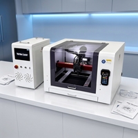 Mini Cortadora Láser de Fibra CNC 4040 Portátil de Escritorio para Aluminio, Titanio y Acero Inoxidable - Precio Competitivo, Fácil de Operar
