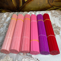 Bâton de diffuseur de manucure en rotin, multicolore, sans flamme, extension du parfum, bon marché, 3x200mm, 1 pièce