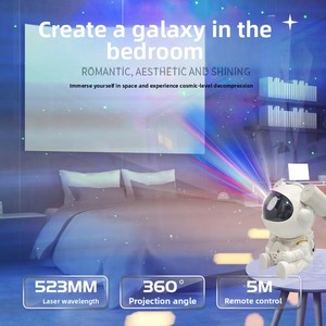 Projecteur d'étoiles LED moderne avec capteur de contrôle, <span class=keywords><strong>veilleuse</strong></span> pour chambre à coucher, plafond, changement de couleur automatique, nébuleuse, nuage, télécommande - Product Image 5